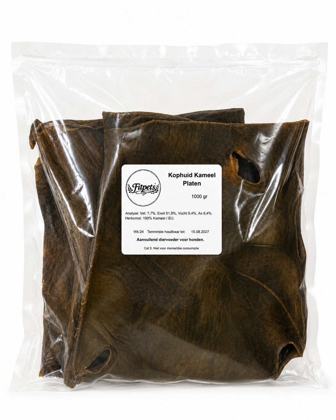 Fit Pets | Kophuid Kameel Platen (1000g)