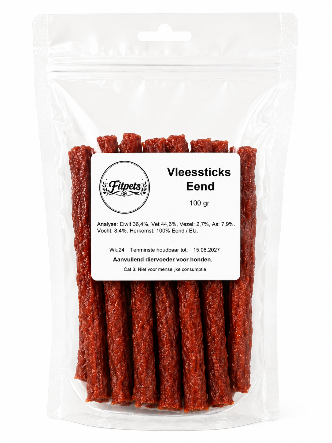 Fit Pets | Vleesticks Eend (100g)