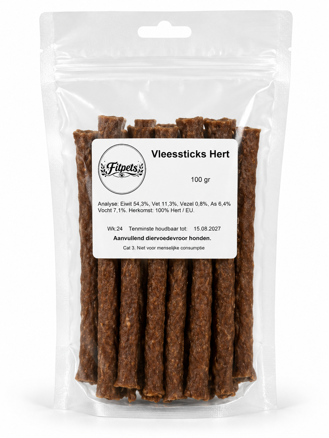 Fit Pets | Vleessticks Hert (100g)